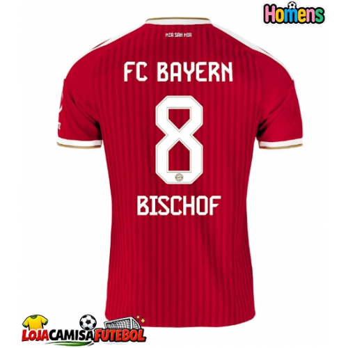 Camisa de Futebol Bayern Munich Tom Bischof #8 Equipamento Principal 2026-27 Manga Curta